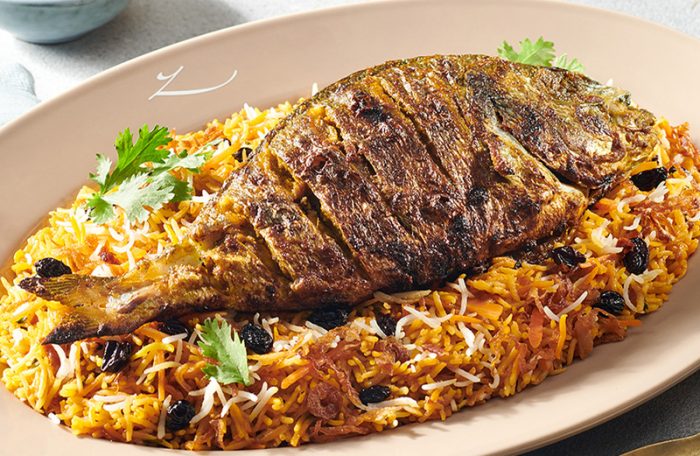 GRILLED HAMMOUR PULAO